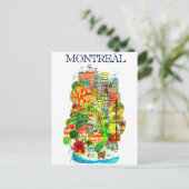 Montreal Postkarte (Stehend Vorderseite)