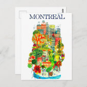 Montreal Postkarte (Vorne/Hinten)
