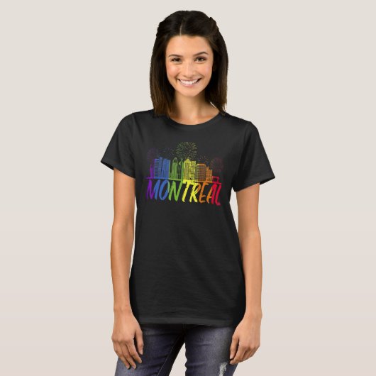 Montreal Pride Skyline Parade T-Shirt (Vorne ganz)