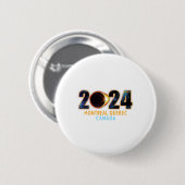 Montreal Quebec Canada Total Solar Eclipse 2024 Button (Vorne & Hinten)