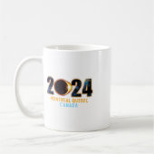 Montreal Quebec Canada Total Solar Eclipse 2024 Kaffeetasse (Links)