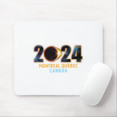 Montreal Quebec Canada Total Solar Eclipse 2024 Mousepad (Mit Mouse)