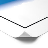 Montreal Quebec Canada Travel City Map Modern Poster (Ecke)