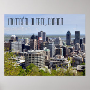 Montréal Quebec Kanada Poster