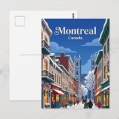 Montreal, Quebec Kanada Postkarte (Vorne/Hinten)