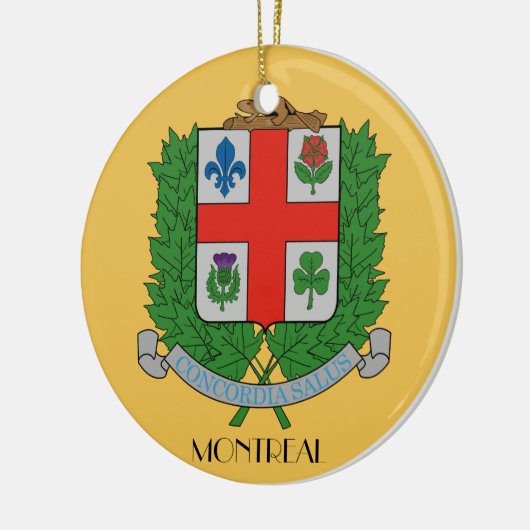 Montreal Quebec Keramikornament (Links)