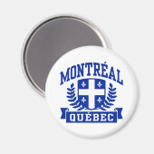Montreal Quebec Magnet (Vorderseite/Rückseite)
