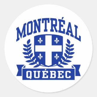 Montreal Quebec Runder Aufkleber