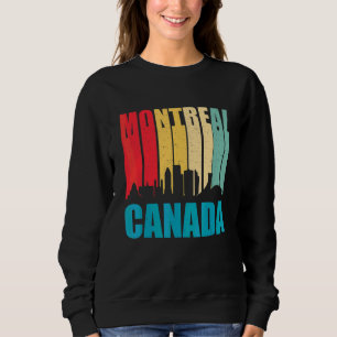 Montreal Retro Kanada Vintage Montreal Quebec Sweatshirt