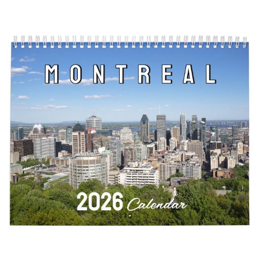 Montreal Scenic Photography Kalender (Titelbild)