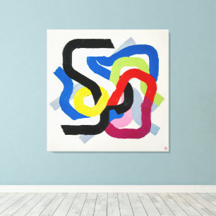 Montreal-Schaltkreis-Malerei - Kunstdruck Leinwanddruck