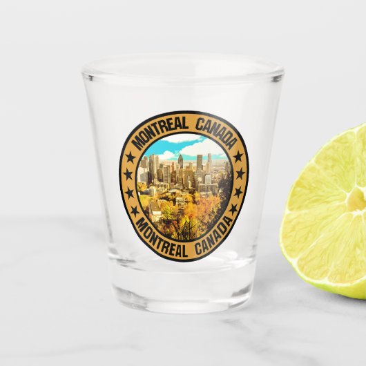 Montreal Schnapsglas (Vorderseite)
