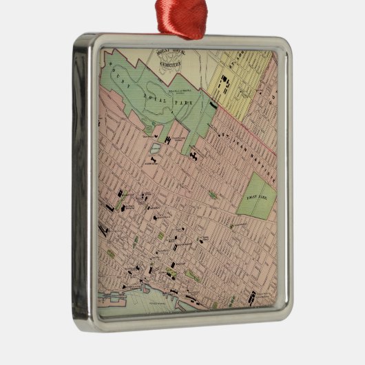 Montreal Silbernes Ornament (Rechts)