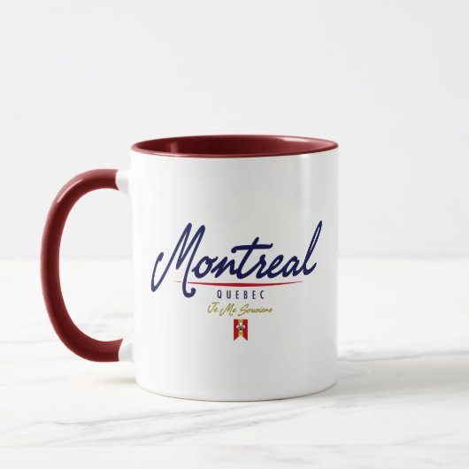 Montreal-Skript Tasse (Links)