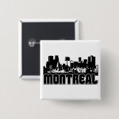Montreal-Skyline Button (Vorne & Hinten)
