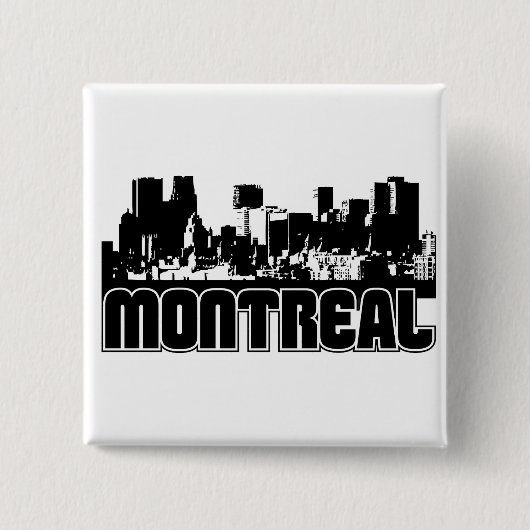Montreal-Skyline Button (Vorderseite)