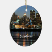 Montreal Skyline - Frohe Weihnachten Keramik Ornament (Rechts)