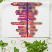 Montreal Skyline Geschirrtuch (Gefaltet)