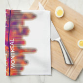 Montreal Skyline Geschirrtuch (Viertel Falte)