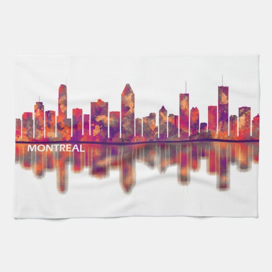Montreal Skyline Geschirrtuch (Horizontal)