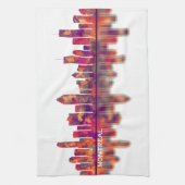 Montreal Skyline Geschirrtuch (Vertikal)