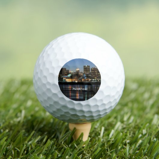 Montreal Skyline Golfball (Insitu T-Shirt)