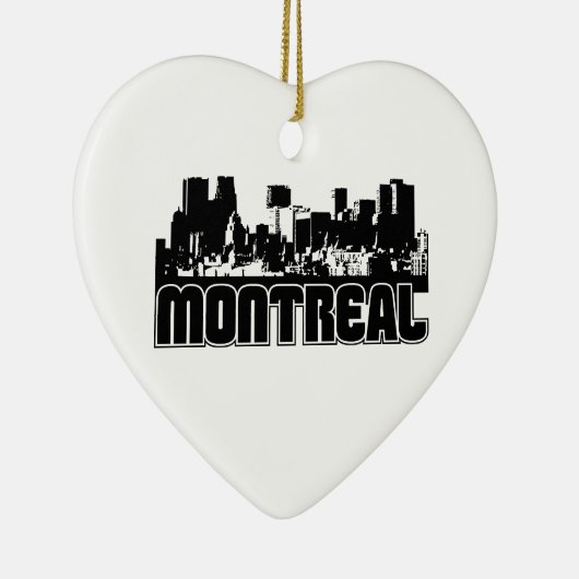 Montreal-Skyline Keramikornament (Rechts)