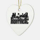 Montreal-Skyline Keramikornament (Links)