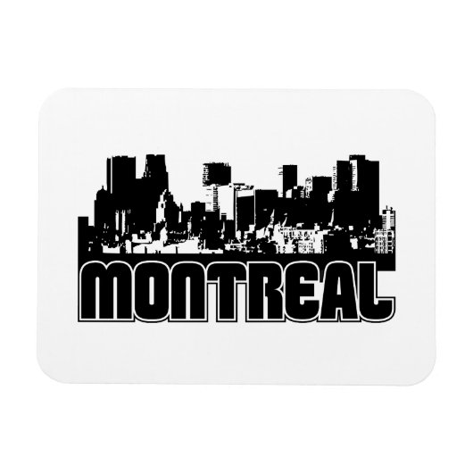 Montreal Skyline Magnet (Horizontal)