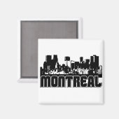 Montreal Skyline Magnet (Vorderseite/Rückseite)