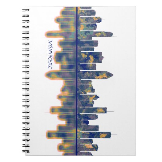 Montreal Skyline Notizblock (Vorderseite)
