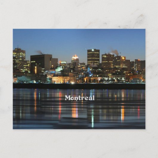 Montreal Skyline Postcard Postkarte (Vorderseite)