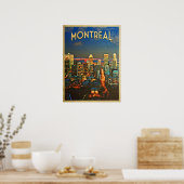 Montreal Skyline Poster (Küche)