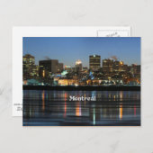 Montreal Skyline Postkarte (Vorne/Hinten)