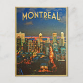 Montreal Skyline Postkarte (Vorderseite)