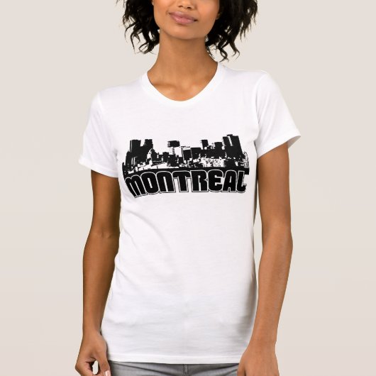Montreal-Skyline T-Shirt (Vorderseite)