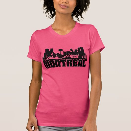 Montreal-Skyline T-Shirt (Vorderseite)