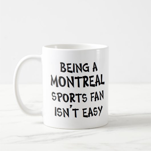 montreal sports fan, being kaffeetasse (Links)