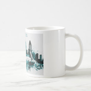 Montreal-Stadt-Skyline Kaffeetasse