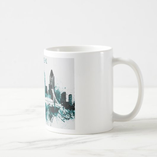 Montreal-Stadt-Skyline Kaffeetasse (Rechts)