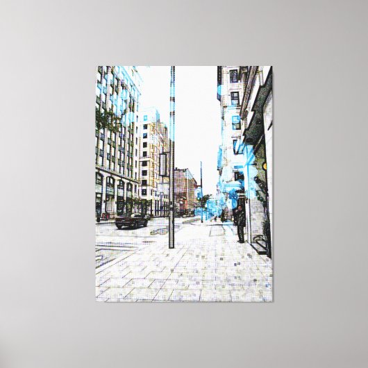 Montreal Street 8343a Leinwanddruck (Vorderseite)