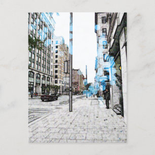 Montreal Street 8343a Postkarte