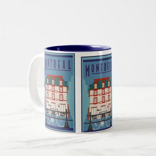 Montreal-Tasse Zweifarbige Tasse (Vorderseite Links)