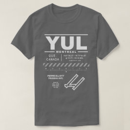 Montreal Trudeau Internationaler Flughafen YUL T - T-Shirt