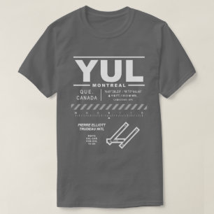 Montreal Trudeau Internationaler Flughafen YUL T - T-Shirt