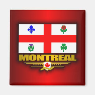 Montrealer Flagge Magnet