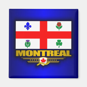 Montrealer Flagge Magnet