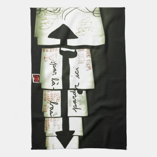 Montrealer Kunst Handtuch (Vertikal)