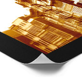 Montrealer Poster Originaltöne des Fotos (Ecke)