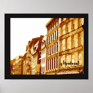 Montrealer Poster Originaltöne des Fotos